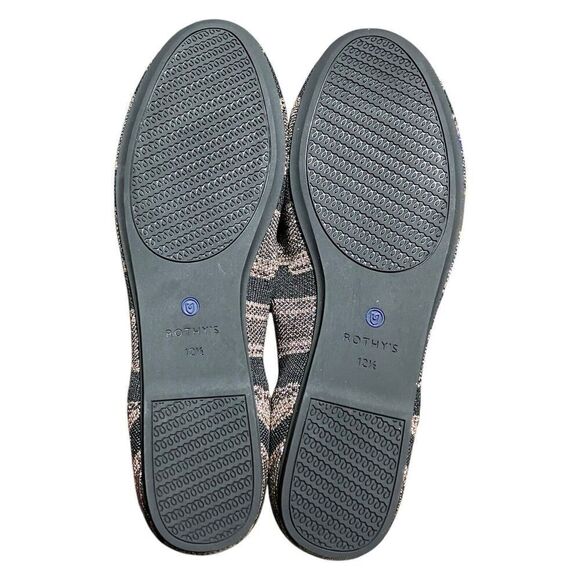 Rothys The Loafer WMNS 12.5 Golden Shimmer Slip on Flats Black Festive Party‎ - Picture 8 of 12